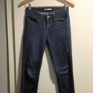 Levi’s 711 Skinny Jeans - Frayed hem